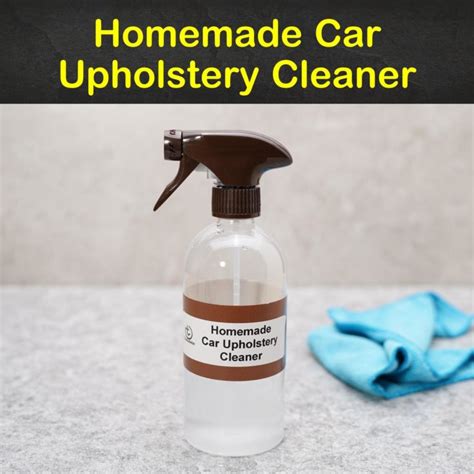 Diy Car Upholstery Cleaner